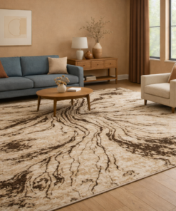 Alternative view of Current Mocha PGI Rug 9x12 ft