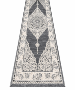 Sultan Anthracite PGI Runner Rug 2.6x8 ft