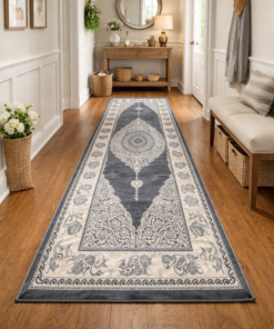 Alternative view of Sultan Anthracite PGI Runner Rug 2.6x8 ft