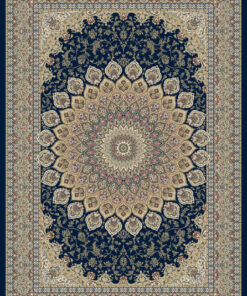Agra Medallion area rug full view with traditional design
