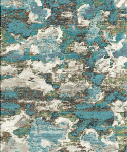 Amalfi 7080 area rug full view with abstract earth-tone design