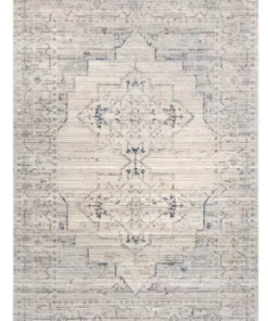 nuLOOM Lolita Faded 9x12 ft Machine Washable Indoor/Outdoor Area Rug