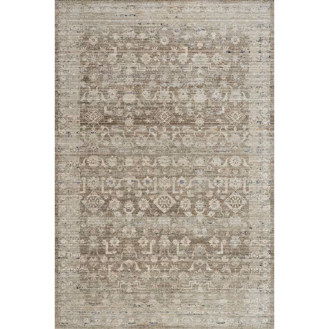 Kirelle Traditional Woven Floral Washable Rug (7'5" x 9'6")