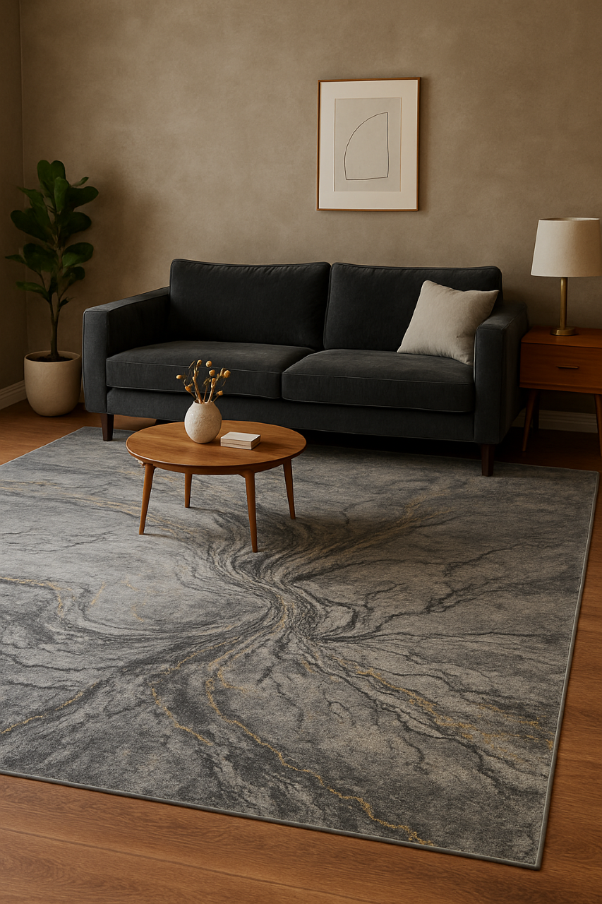 Current Gray PGI Rug 9x12 ft - Image 6