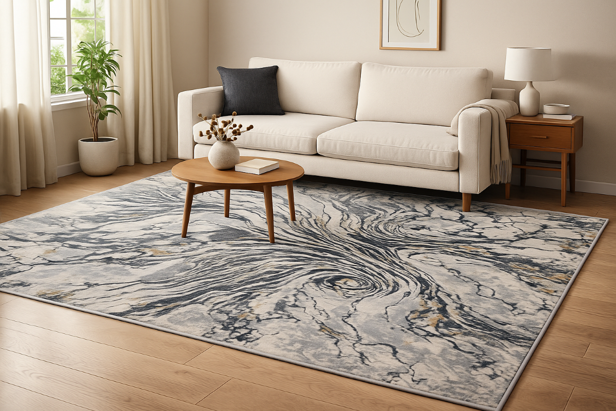 Current Gray PGI Rug 9x12 ft - Image 12