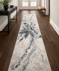 Alternative view of Current Navy PGI Runner Rug 2.6x8 ft