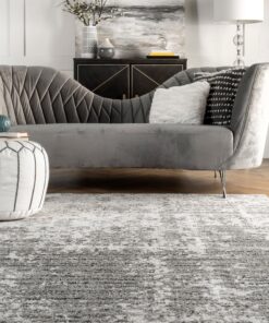 Alternative view of nuLOOM Smoky 12 x 15 (ft) Loomed Polypropylene Gray Abstract Area rug