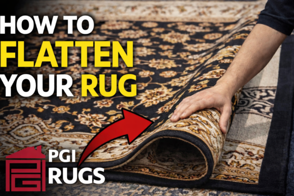 How to flatten a rug
