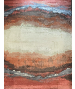 Vibe 5501 area rug full view with bold abstract design