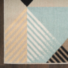 Nourison 9x12 (ft) Blue Multicolor Modern Washable Rug - Image 5