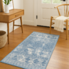 Contemporary runner rug styled in a modern living space
