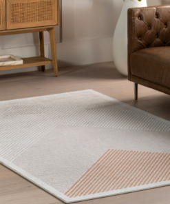 Alternative view of Charline 5x8 ft Beige Modern Mountain Area Rug