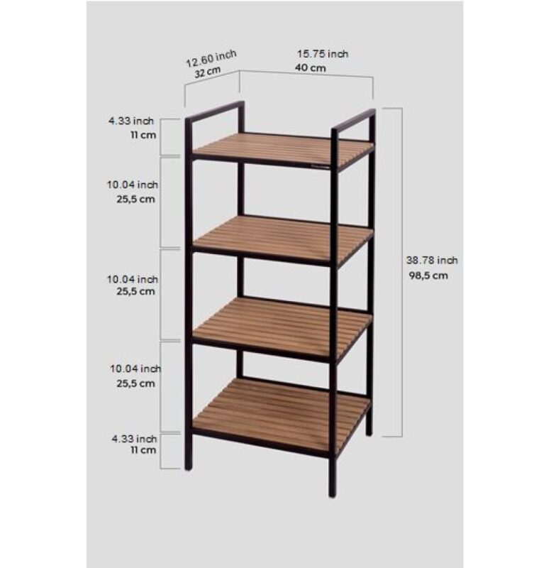 Multi-purpose 4 tier Organizer Shelf - PGI Houseware