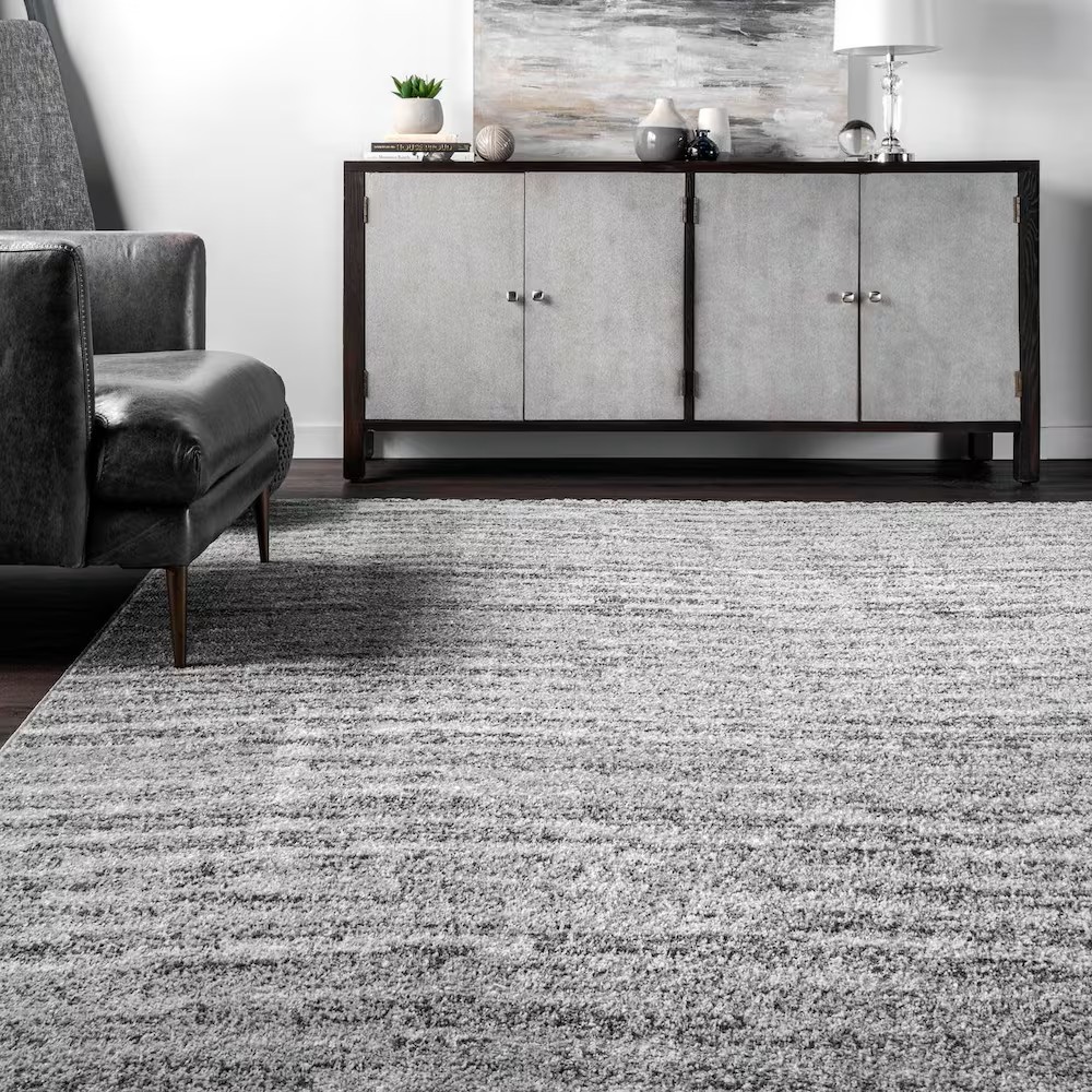 nuLOOM Sherill Grey 10 ft. x 14 ft. Indoor Area Rug - Image 2