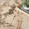Nourison 6.7x9 (ft) Mocha Modern Washable Rug - Image 4