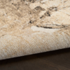 Nourison 6.7x9 (ft) Mocha Modern Washable Rug - Image 6