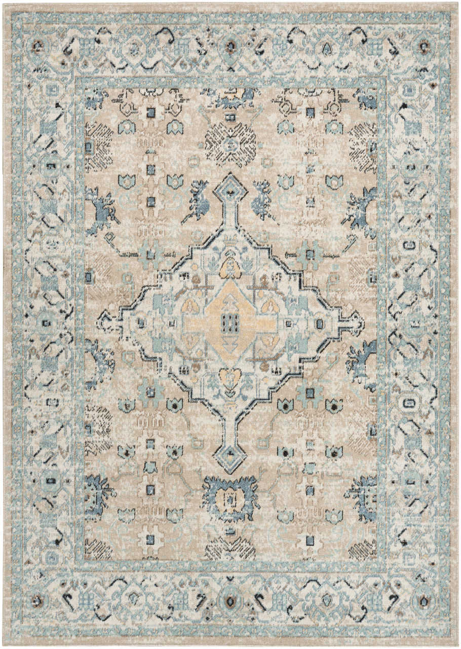 Oushak 9x12 (ft) Mist Grey Heritage Rug